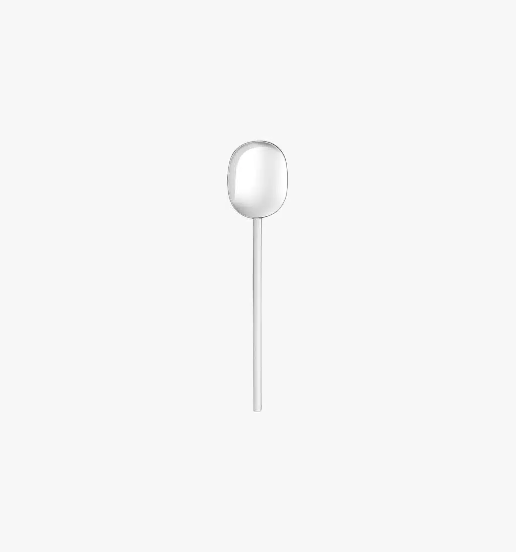 Coffee spoon silver plated and walnut from Phi collection from Puiforcat