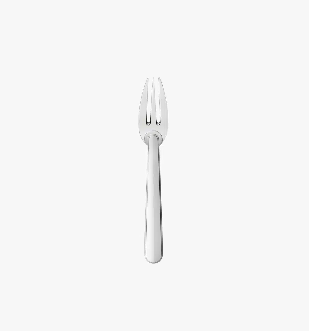 Pastry fork in silver plated from Normandie collection from Puiforcat