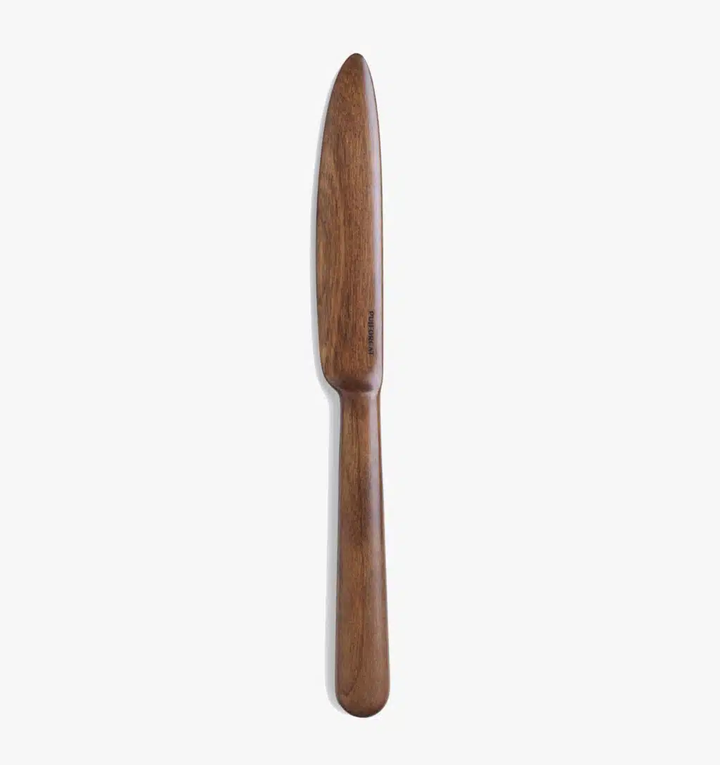 Table knife in cherry wood from Jersey collection from Puiforcat