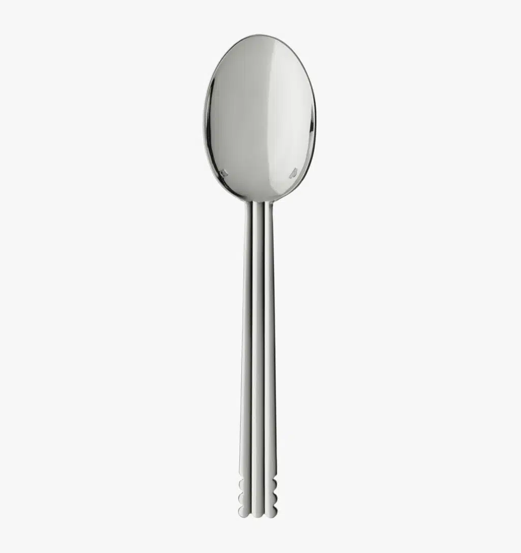 Dinner spoon in silver plated from the Nantes collection by Puiforcart.